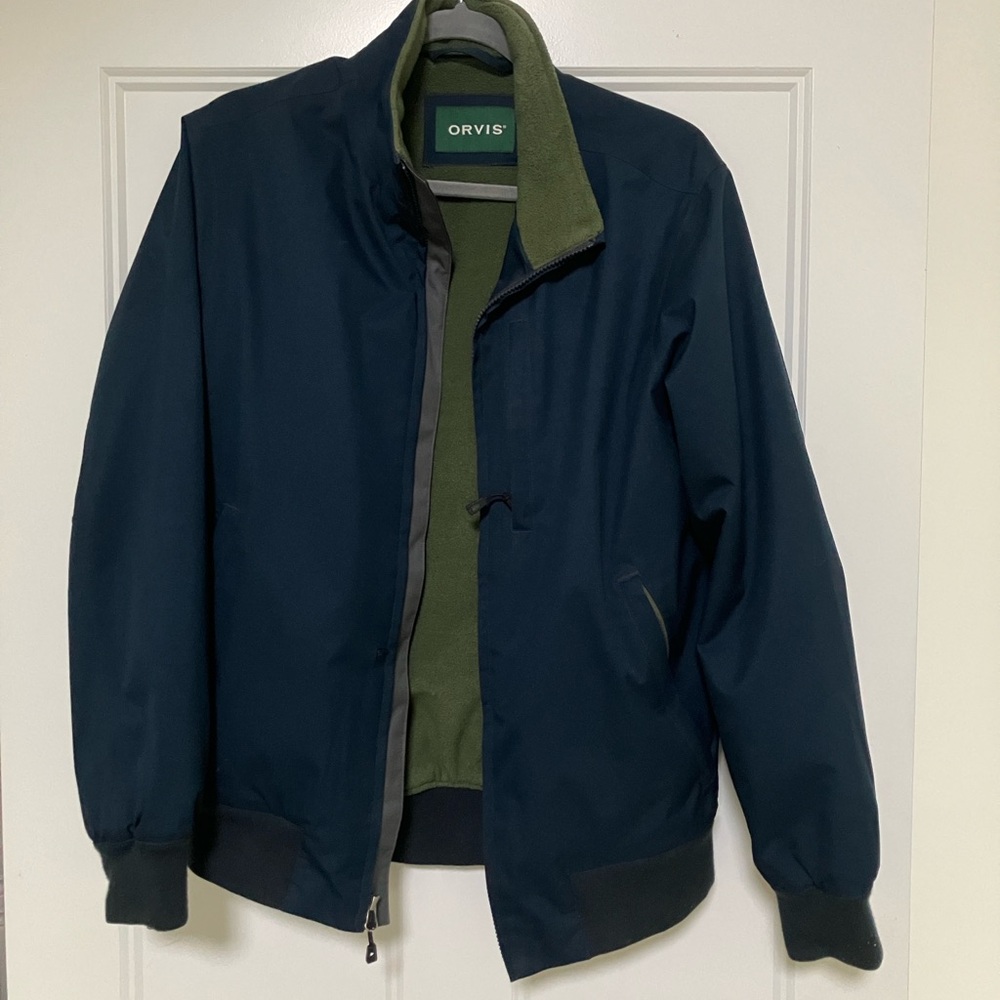 Orvis Navy Windbreaker Jacket